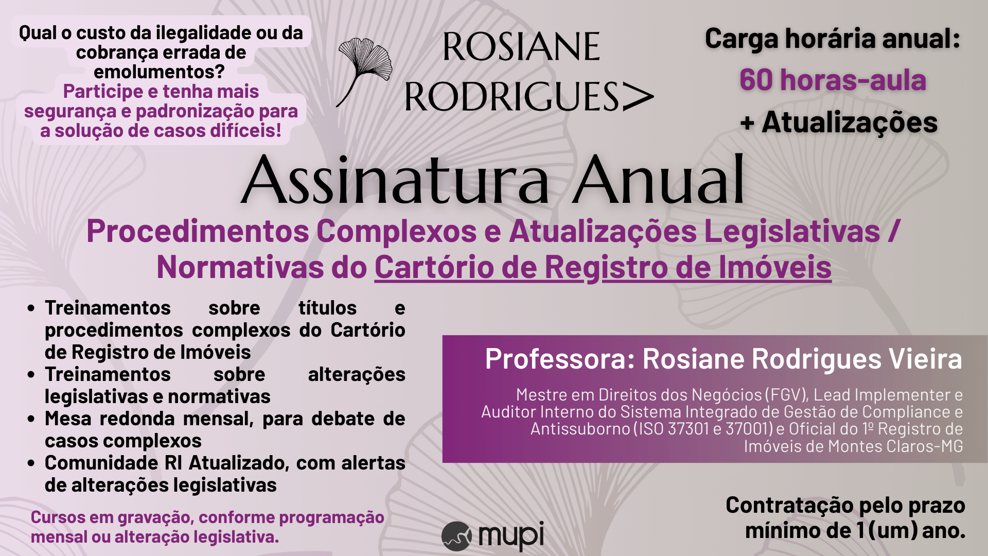 Assinatura Anual - Registro de Imóveis - Procedimentos complexos e atualizações legislativas