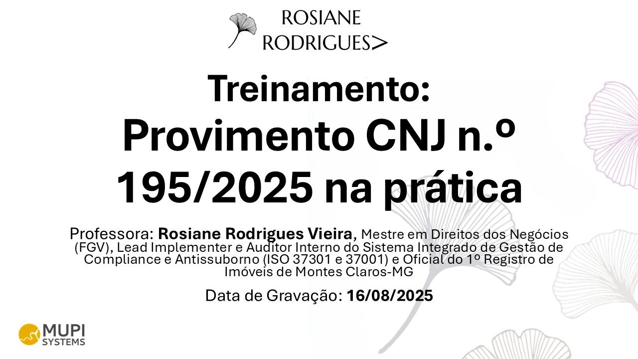 Provimento CNJ n.º 195/2025 na Prática - Aplicação e Modelos