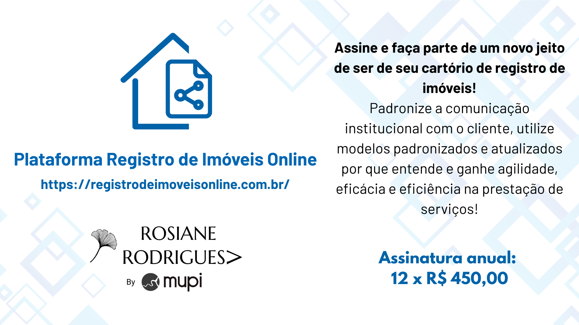 Plataforma Registro de Imóveis Online