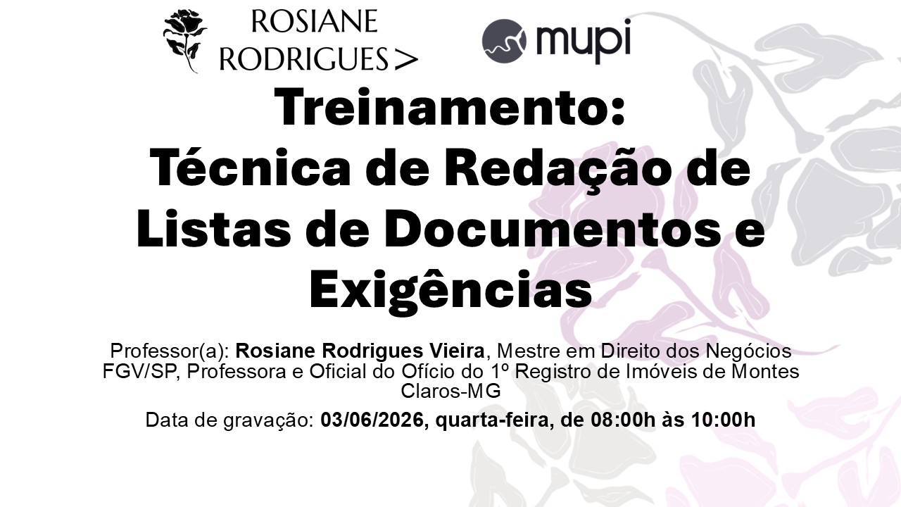 Técnica de Redação de Listas de Documentos e Exigências